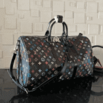 Louis Vuitton x Takashi Murakami Keepall Bandoulière Black - Image 4