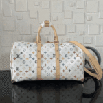 Louis Vuitton x Takashi Murakami Keepall Bandoulière Monogram White - Image 6