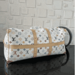Louis Vuitton x Takashi Murakami Keepall Bandoulière Monogram White - Image 7