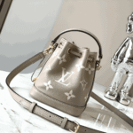 Louis Vuitton Nano Noé Tourterelle Gray Cream - Image 4