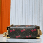 Louis Vuitton x Takashi Murakami Monogram Cerise Side Trunk MM Brown - Image 5