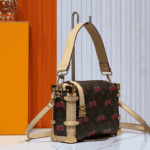 Louis Vuitton x Takashi Murakami Monogram Cerise Side Trunk MM Brown - Image 6